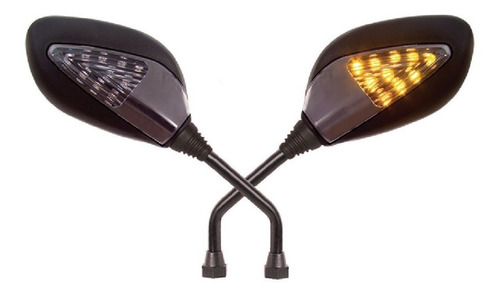 Espejos Retrovisores Gvs Mini Web Direcc Led Cristal Honda