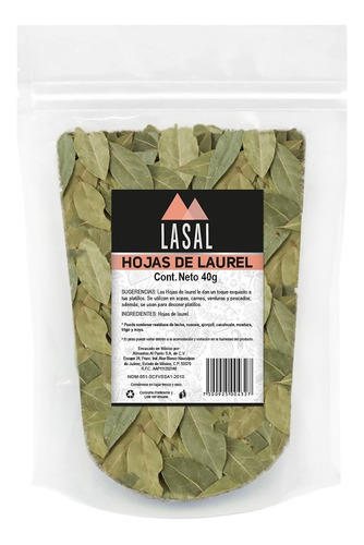 Hojas De Laurel 40 Gramos Pouch Resellable