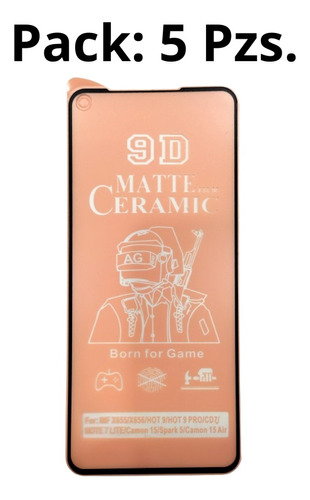 Protector Pantalla Ceramica Mate Tecno Camon 15 Pro Tienda 