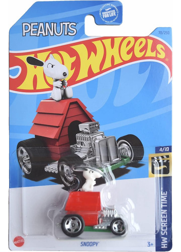 Snoopy Peanuts - Escala 1/64 Hot Wheels