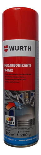 Descarbonizante W-max 300ml Wurth