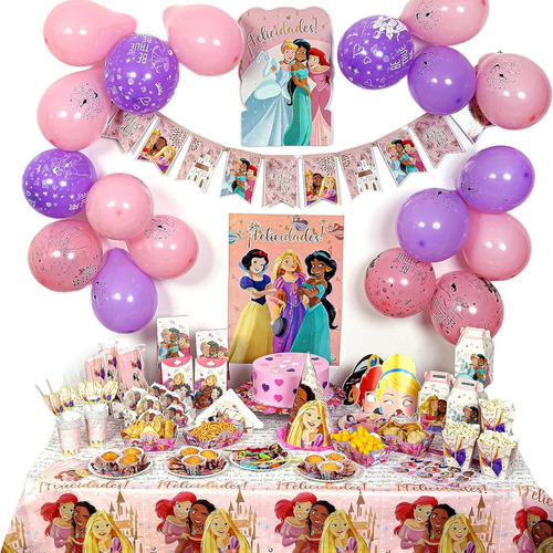 Combo 30 Disney Princesas Cotillon Fiesta De Cumpleaños Prem