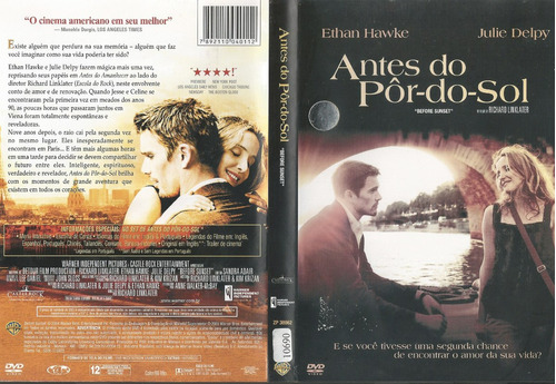 Dvd - Antes Do Pôr-do-sol - Ethan Hawke E Julie Delpy