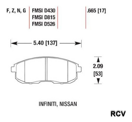 Balatas Disco  Delantera Para Nissan Sentra Le  2014