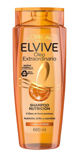 Loreal Shampoo Nutricion Oleo Extraordinario Elvive 680 Ml