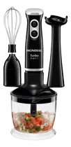 Comprar Mixer Turbo Mondial 3en1 Batir, Triturar Y Cortar 200w Negro
