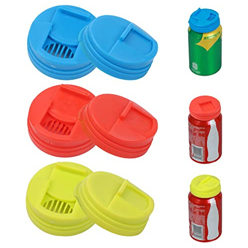 Paquete De 6 Tapas Para Latas De Refresco, A Prueba De Fugas