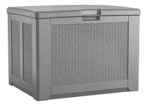 Comprar Rubbermaid Caja Para Terraza Al Aire Última Intervensión, Mediano, Resistente A La Intemperie, Gris Para Césped, Jardín, Piscina, Almacenamiento De Herramientas, Organización Del Hogar
