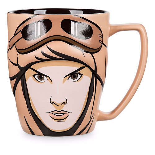  Star Wars * Rey Taza Ceramica 3d  * Disney Store