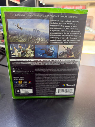 Gta 5 Premium Edition - Xbox One Midia Fisica Lacrado Novo