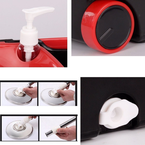 Imagen 7 de 8 de Mopa Giratorio Spin 360° Metal Mop Trapeador Con Envio