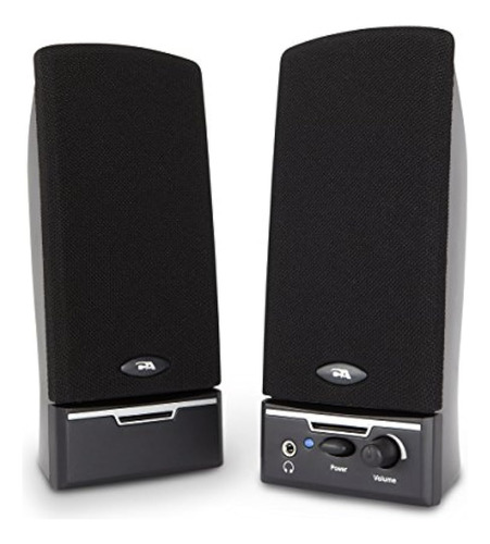 Cyber ??acoustics 2.0 Sistema De Altavoces Amplificados Que 