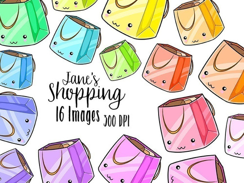 Cliparts Imagenes Png Bolsas Shopping Colores Pasteles Jk60