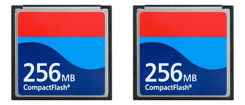 Paquete De Dos Tarjetas De Memoria Compactflash De 256 Mb Ta