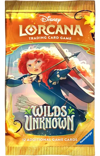 Caja Completa Disney Lorcana Wilds Unknown 24 Sobres 12 Cart