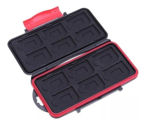 Case Cartão De Mem. P/ 12 Sd E 12 Micro Sd Ver.