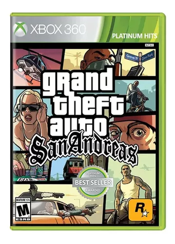 Gta San Andreas Xbox 360 (Midia Fisica), Na Caixinha Orig. Verde