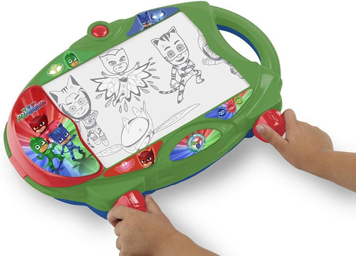 Pjmask Caja Luz Dibujo Lightbox Catboy Gekko 30 Dibujos