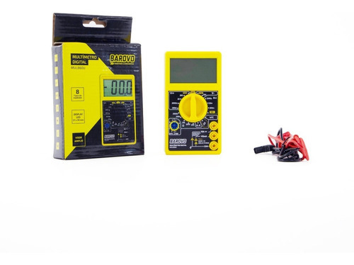 Tester Multimetro Digital Barovo Mul860u C/ Buzzer + Puntas
