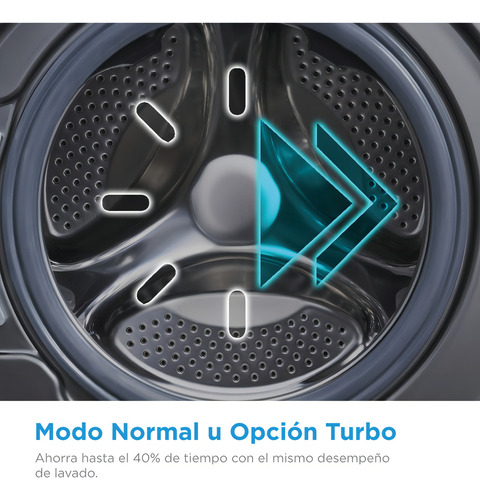 Lavasecadora Midea Carga Frontal Smart Dial 12.5 Kg / 7 Kg Color Titanium