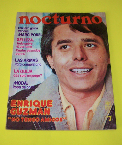 Enrique Guzman Revista Nocturno 1975 Marc Porel 