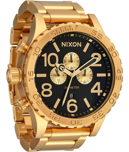 Nixon 51-30 Chrono A1389-300m Reloj De Moda Analógico Resist