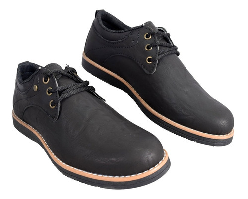 Zapatos Hombre Vestir Casual Zanho 509 Con Cordón