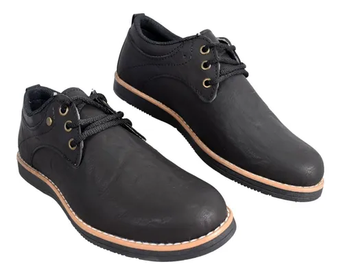 Zapatos Hombre Vestir Casual Zanho 509 Con Cordón