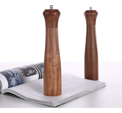 Molino De Pimienta Kkc Home Accents 10 Pulgadas Madera Acaci Madera