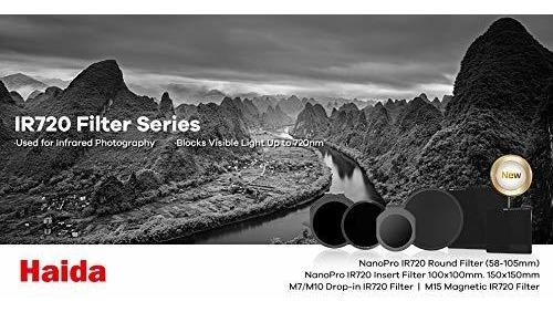 Filtro Infrarrojo Haida Nanopro Mc Ir720 De 77 Mm, 720 Nm, 7