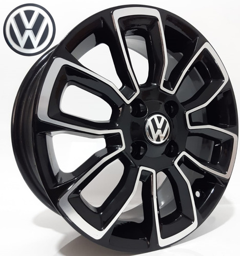 Jogo De Rodas Vw Saveiro Cross Aro 15 X 6 Zk-630 Volks 4 Uni