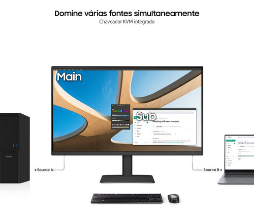 Monitor Samsung Viewfinity S6 27 2024 Qhd
