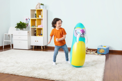 Imagen 3 de 6 de Puching Bag Punch Pop Inflable Involcable Bestway Babymovil
