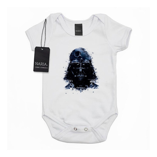 Body Bebe Manga Corta Star Wars Dibujo Art Logo - Pssw5