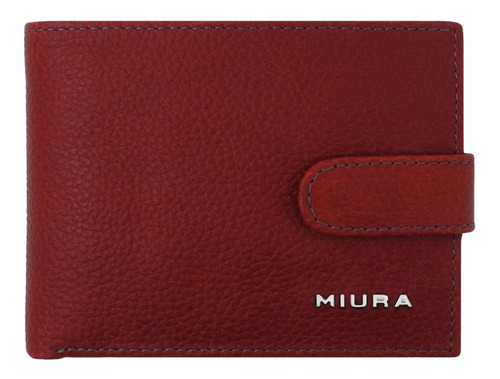 Billetera Miura Hombre Mod. Lucca 100% Cuero Natural