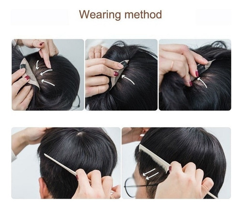 Hombres Pelucas De Pelo Corto Peluquín Sistema De Reemplazo