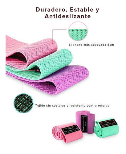 Ligas De Resistencia, 3 Pcs Lonk Bandas De Ejercicio