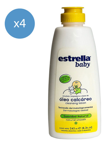 Pack Óleo Calcáreo Estrella Baby Manzanilla 245 Ml