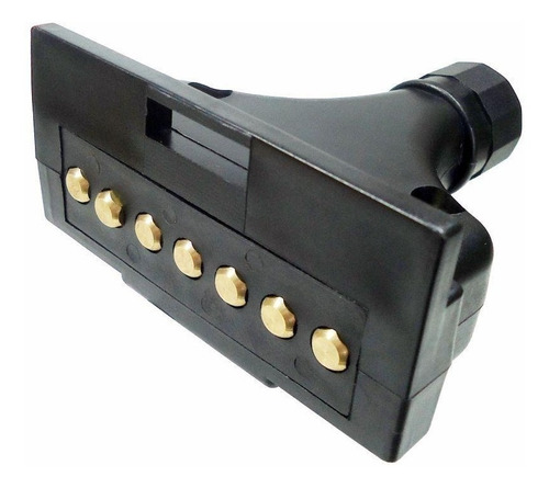 Imagem 3 de 4 de Tomada 7 Fases Dni8302 P/ Reboque Carretinha - Nylon 12v/24v