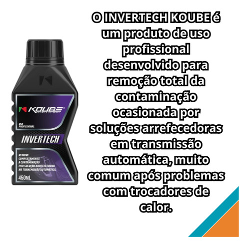 Koube Invertech Remove Óleo Do Câmbio Automático 450ml