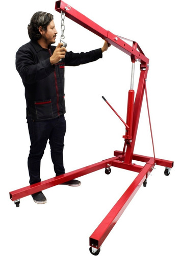 Imagen 6 de 6 de Pluma Hidráulica Plegable 2 Ton - Knova