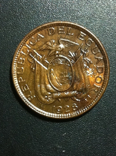 Moneda Antigua De Ecuador 1928 Escasa Ex+