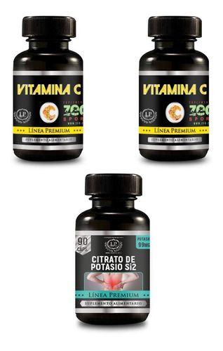 Oferta 1 Citrato De Potasio + 2 Vitamina C + Envío Gratis 