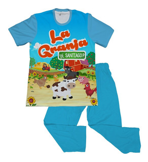 Pijama Para Niño Niña Granja De Zenon Personalizada 2-8 