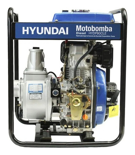 Motobomba 3x3 Hyundai Diesel 82hydp80cle
