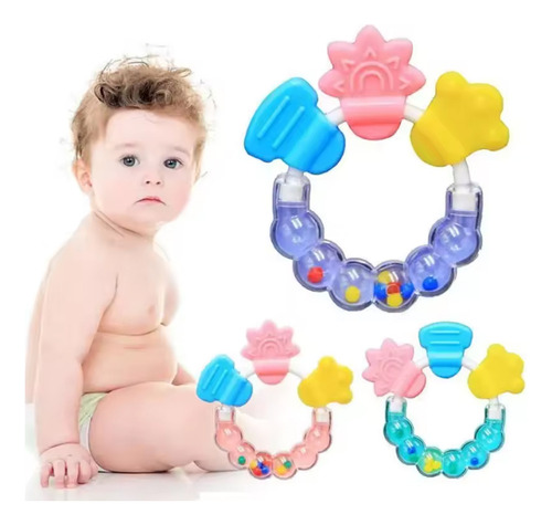 Nn Juguetes De Silicona Para Bebés Rattle Teether