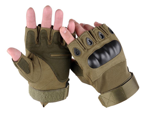 Guantes Tácticos De Medio Compatible Con Hombre Al Guantes