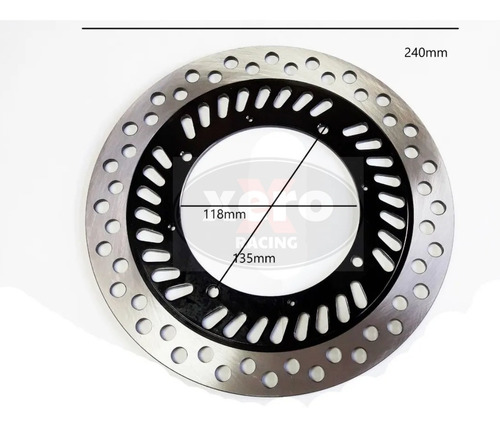 Disco Freno Delantero Honda Xr 250 Tornado En Xero Racing
