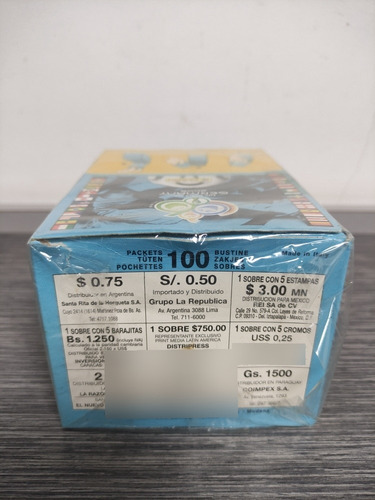Caja Sellada De Barajitas Panini Copa Mundial Alemania 2006