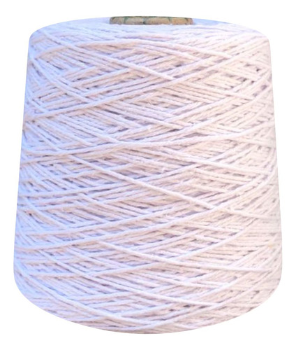 Linha De Crochê Colorido Barbante 8 Fios 1 Kg Tricô Prial Cor Branco